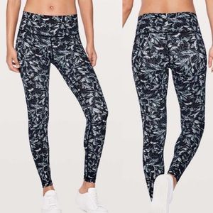 Lululemon Wunder Under High Rise Tight Legging 28”: Embellished Multi Blue Black